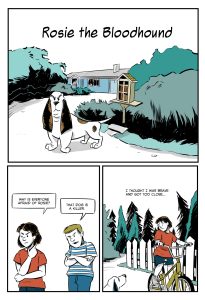 Rosie the Bloodhound, Page One